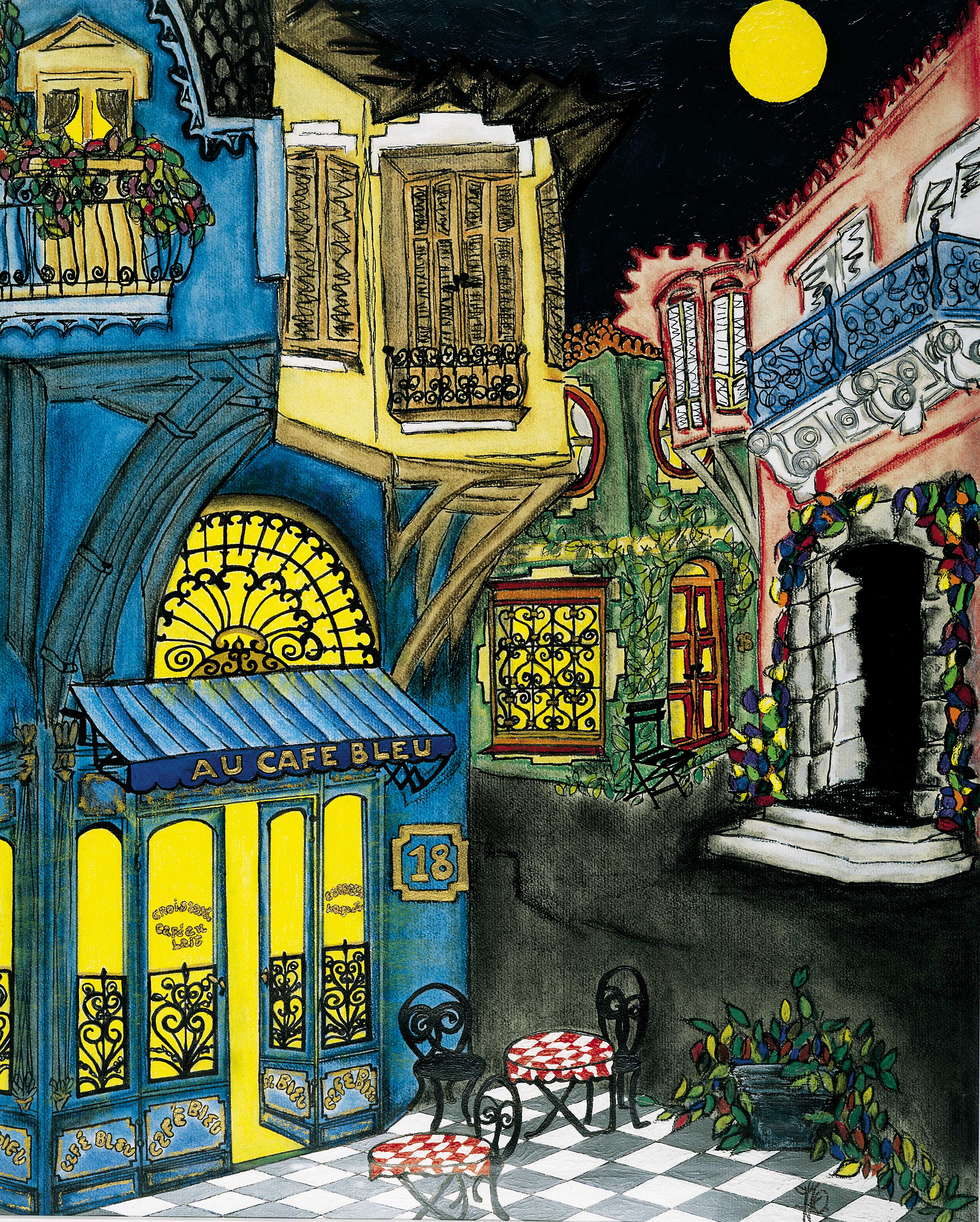 Café Bleu - Rêve de Bistrot